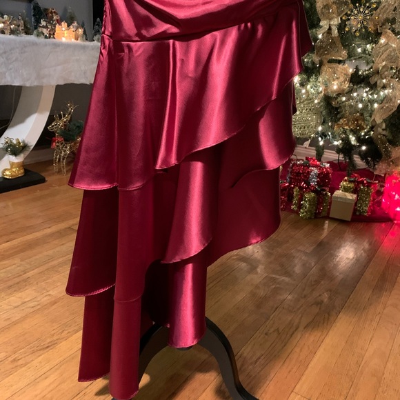 COPY - JUNO Dress Collection Halter Hi-Lo Dress - Picture 3 of 7